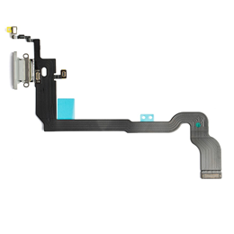 Charging Dock  Flex Cable For iPhone X - Silver